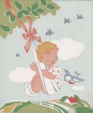 Nursery room prints, serigraphs